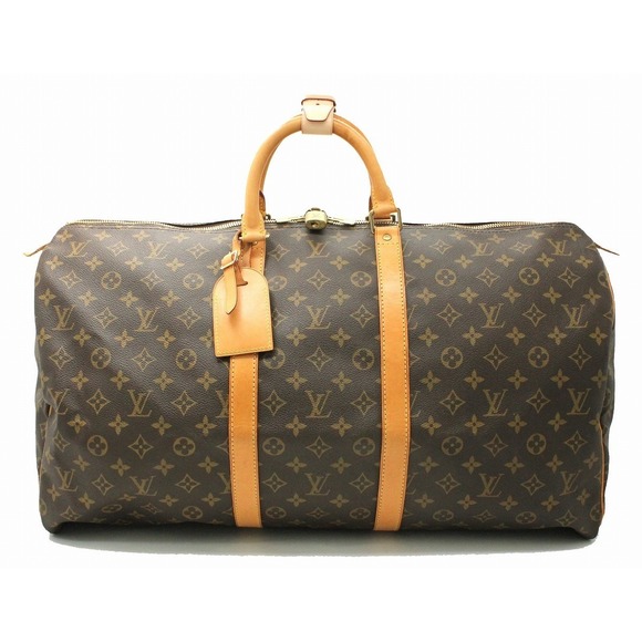 Louis Vuitton Handbags - Louis Vuitton Monogram Keepall 55 Bag Canvas Brown